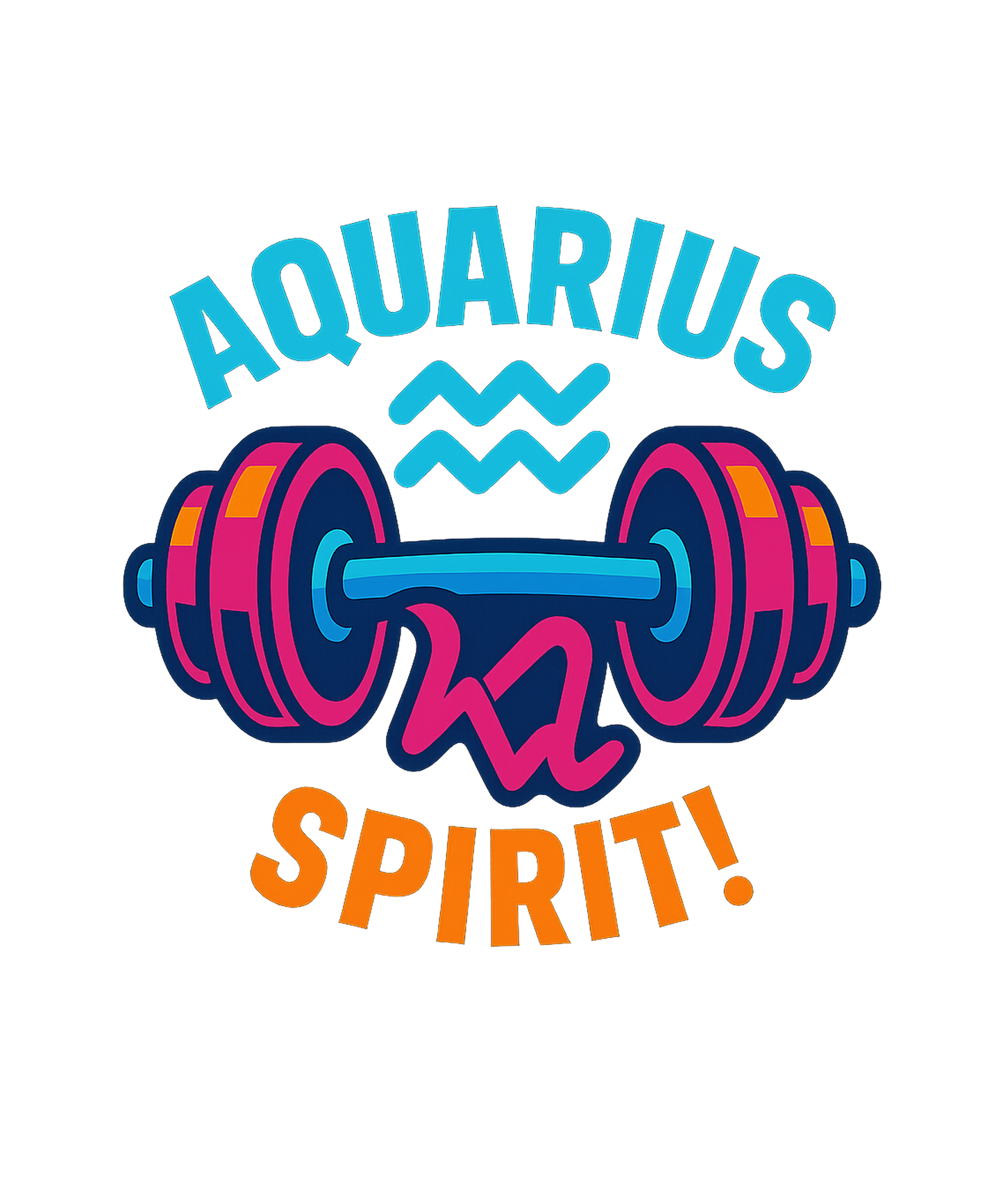 Aquarius Spirit Premium Workout Hoodie | Zodiac Vibe Co.