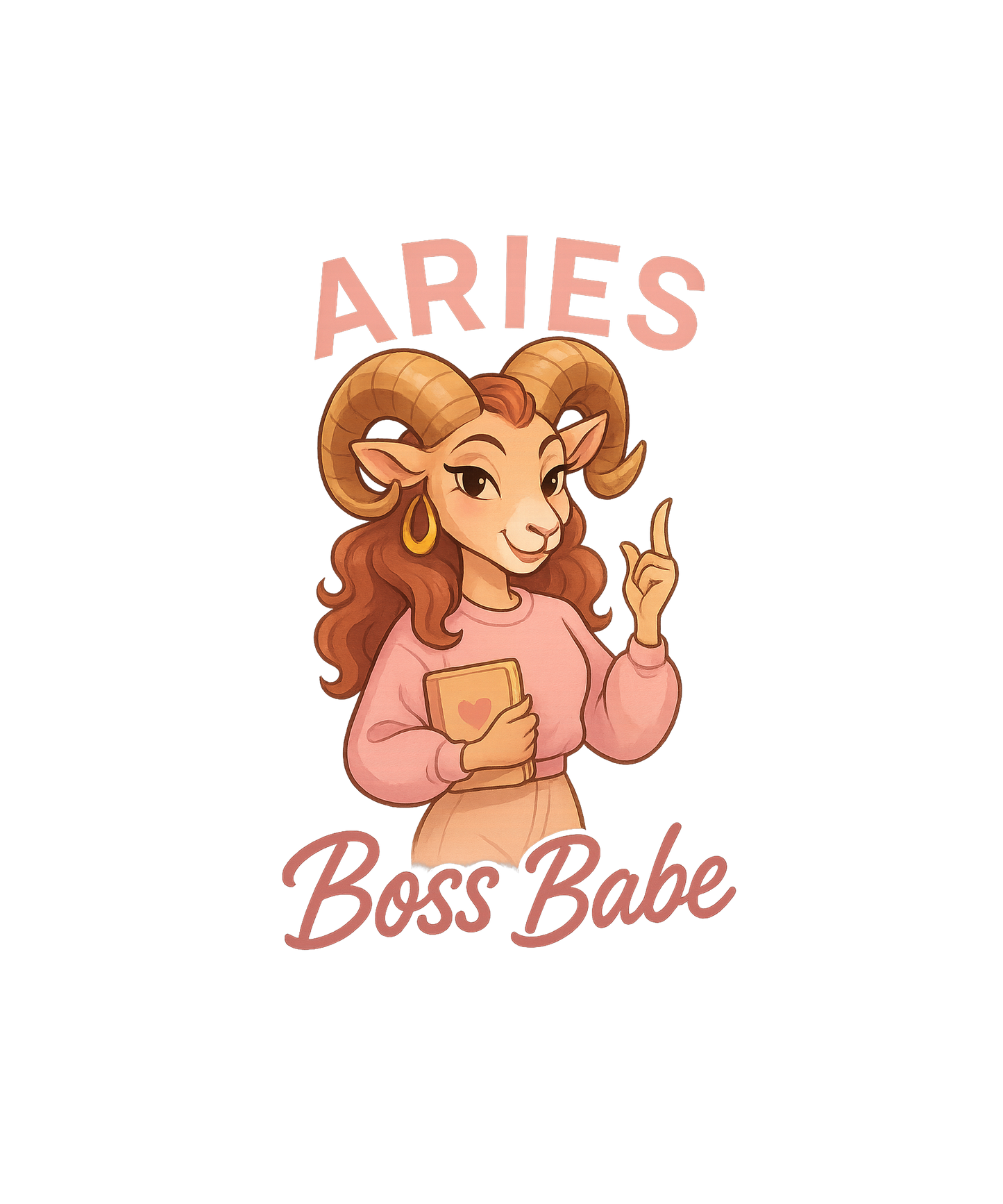 Aries Boss Babe Premium Hoodie | Zodiac Vibe Co.