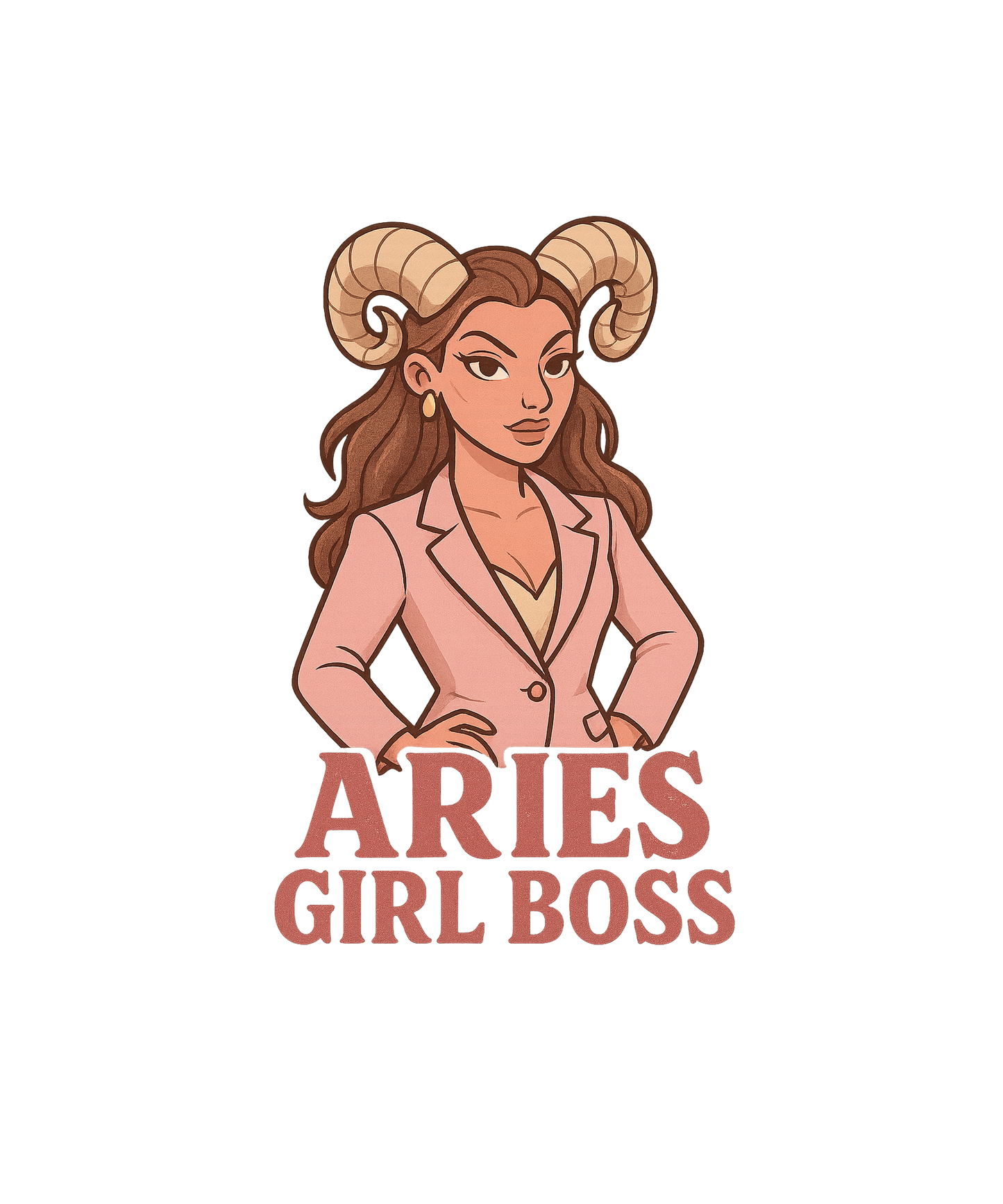 Aries Girl Boss Premium Hoodie | Zodiac Vibe Co.