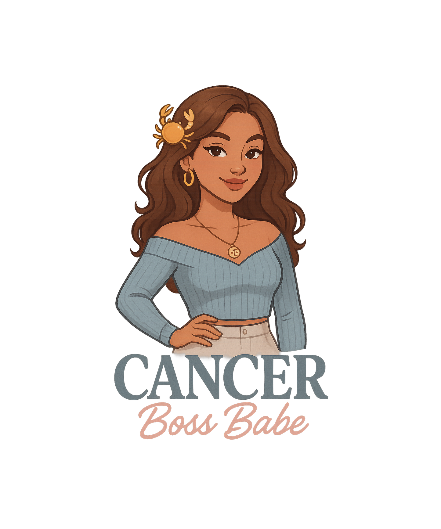 Cancer Boss Babe Premium Hoodie | Zodiac Vibe Co.