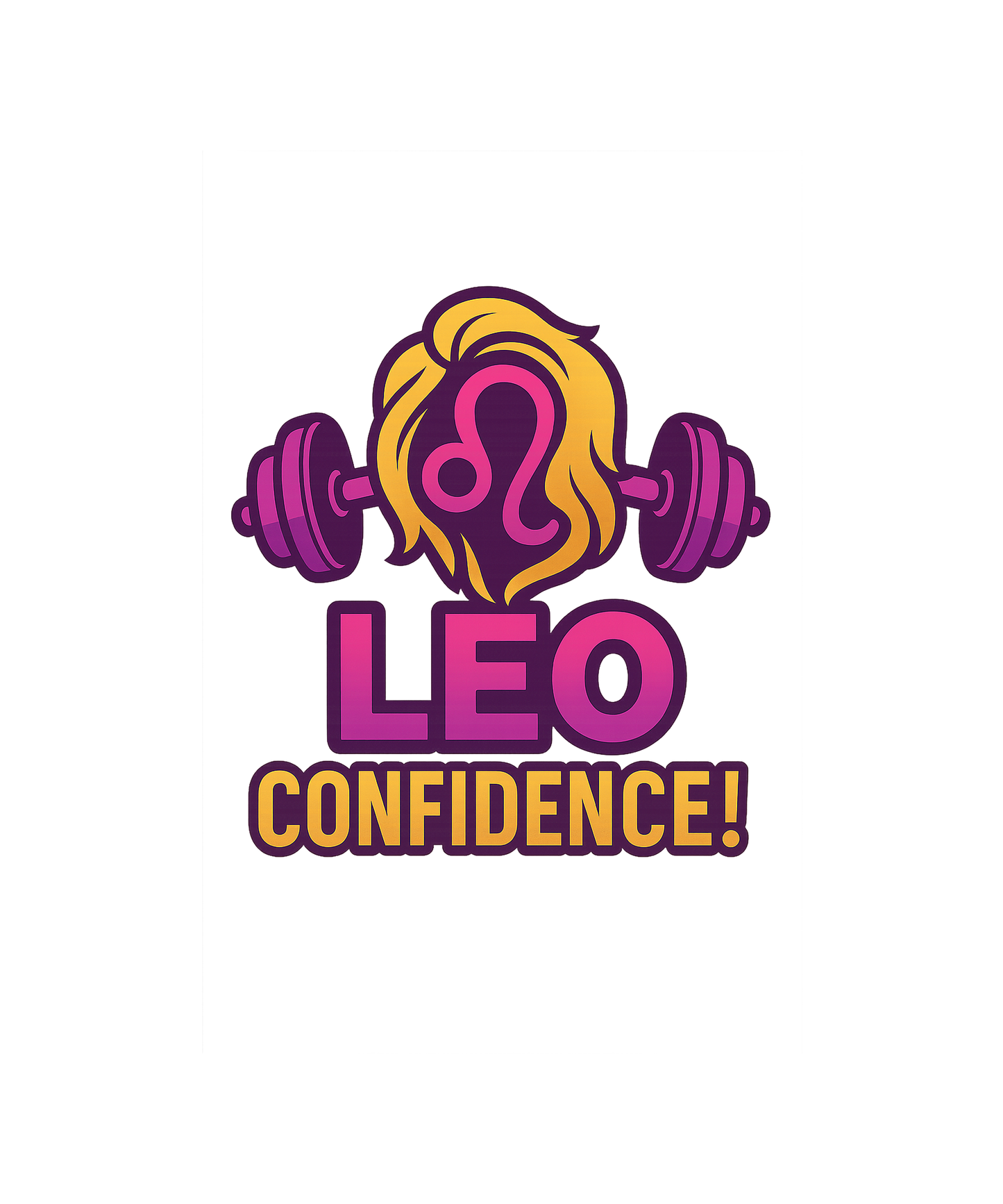 Leo Confidence Premium Workout Hoodie | Zodiac Vibe Co.