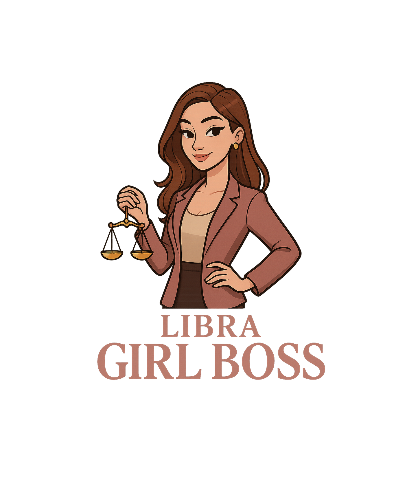 Libra Girl Boss Premium Hoodie | Zodiac Vibe Co.
