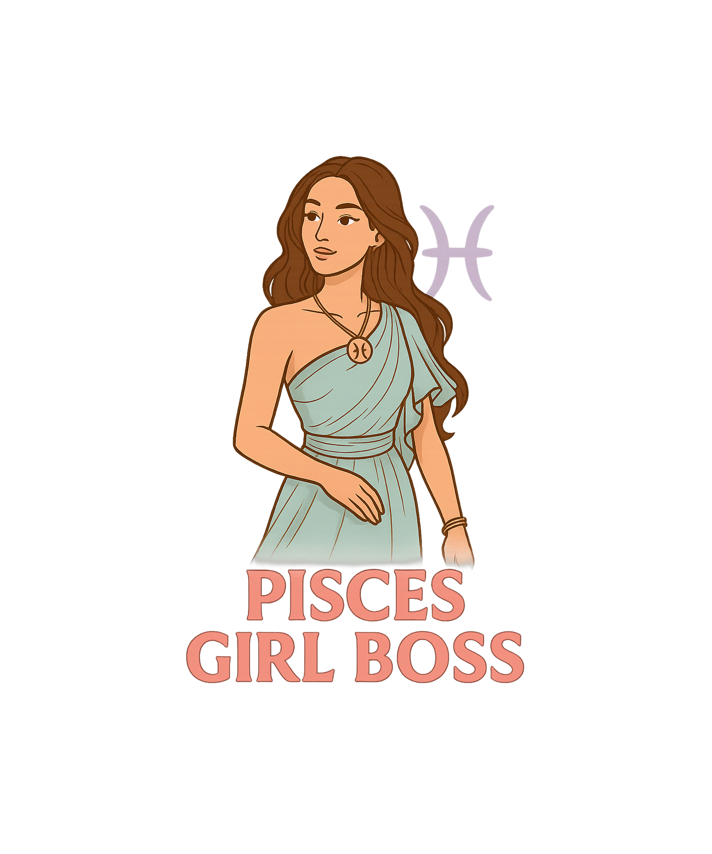 Pisces Girl Boss Premium Hoodie | Zodiac Vibe Co.
