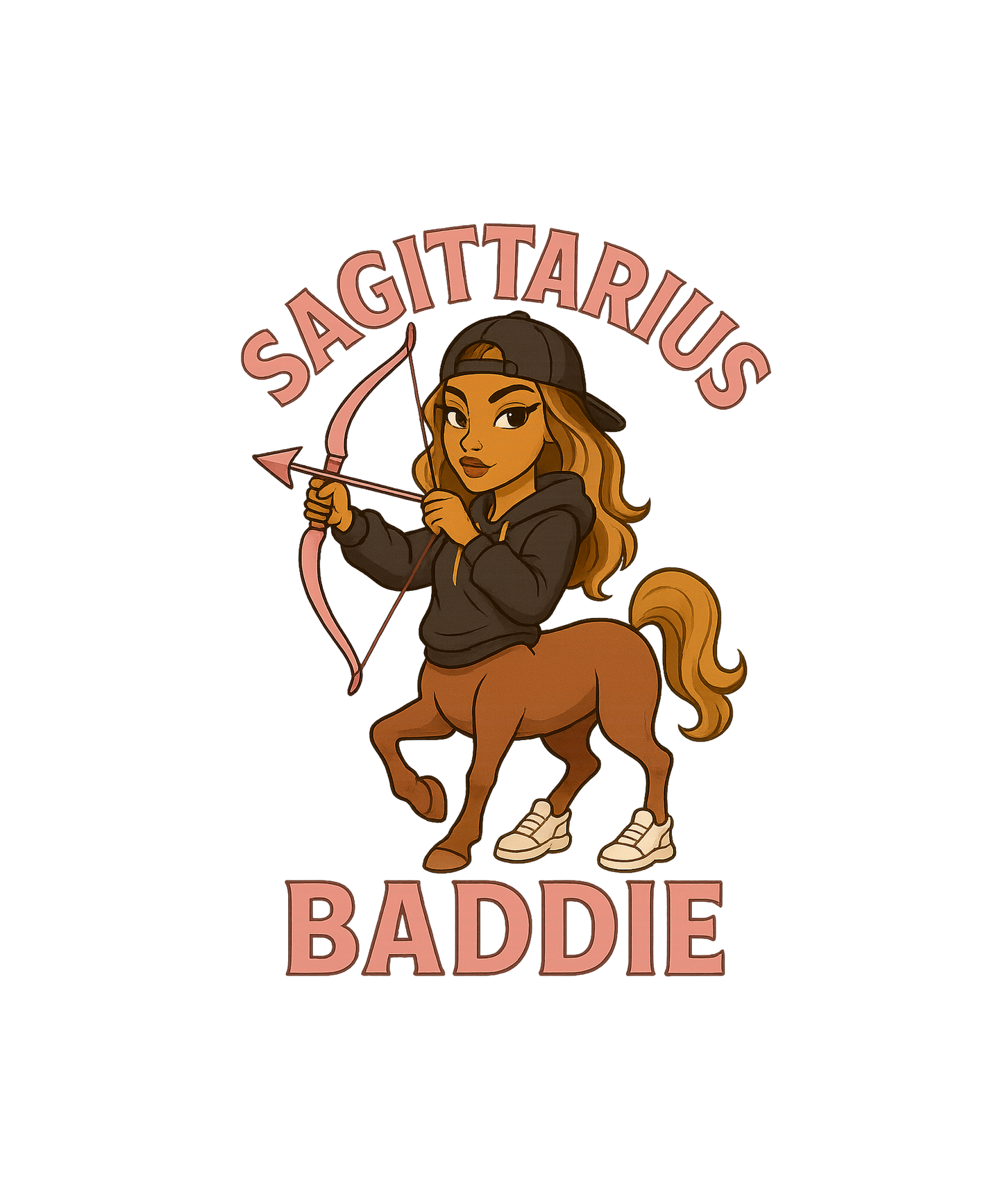 Sagittarius Baddie Premium Hoodie | Zodiac Vibe Co.
