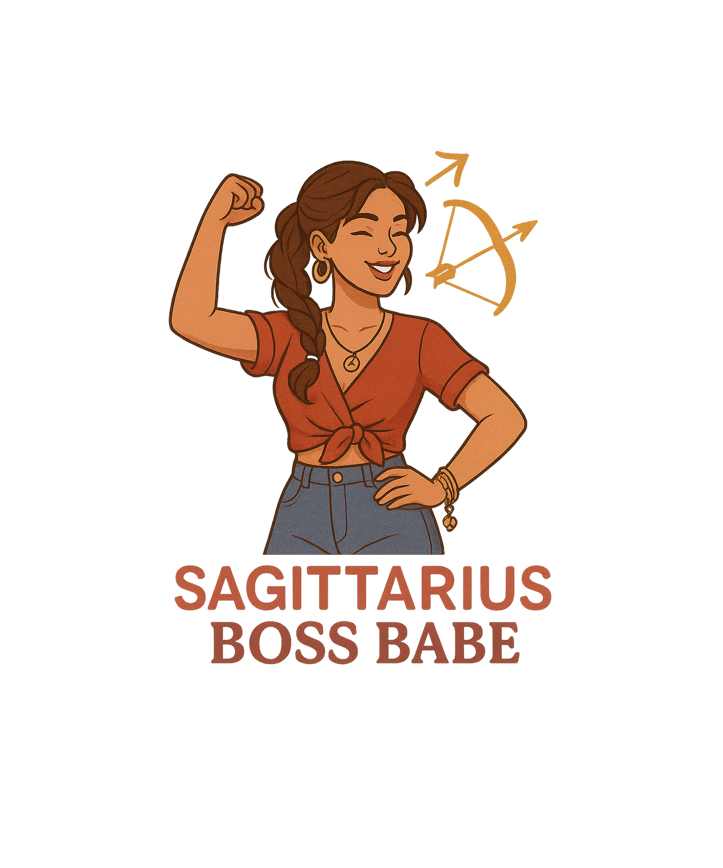 Sagittarius Boss Babe Premium Hoodie | Zodiac Vibe Co.