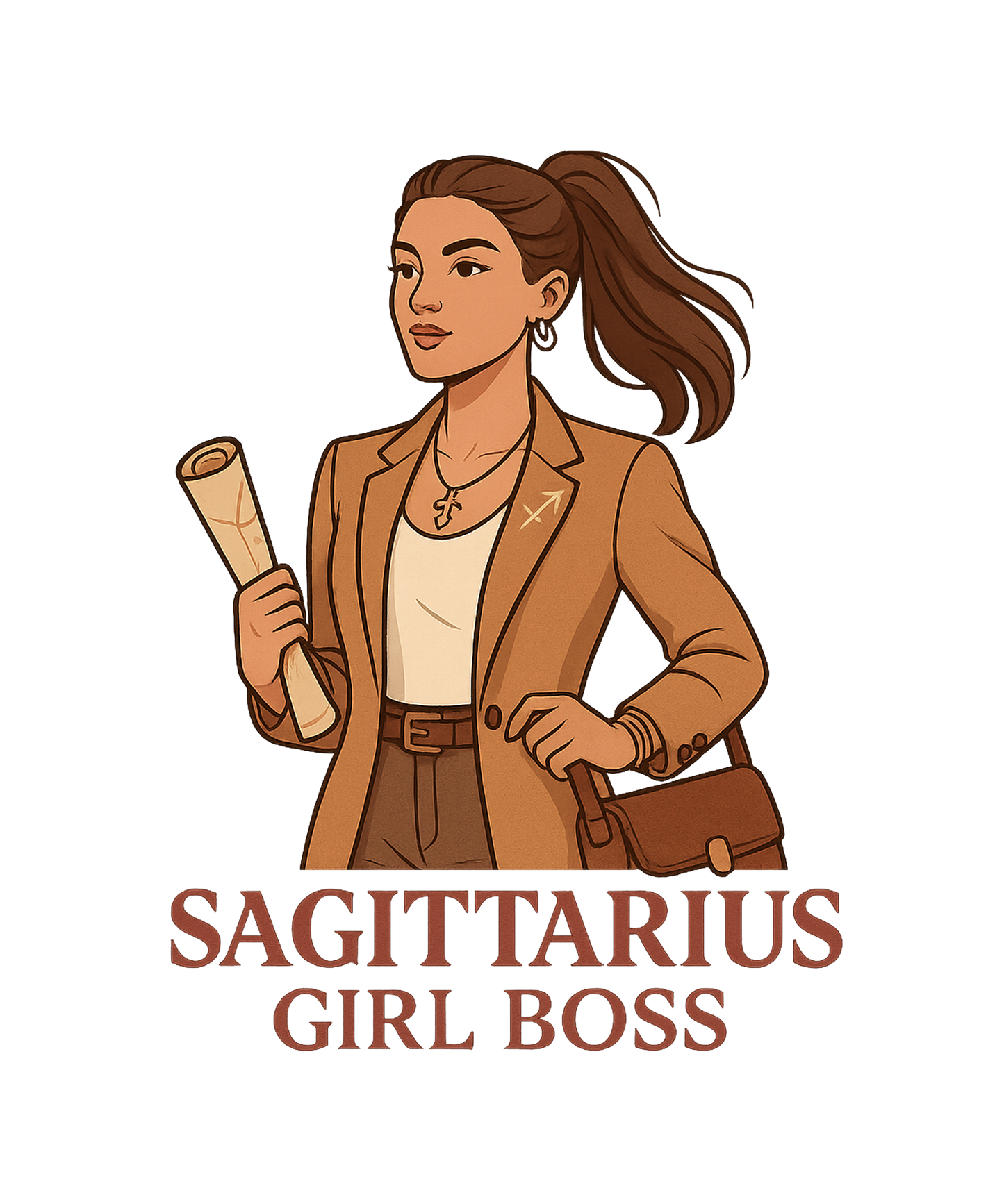 Sagittarius Girl Boss Premium Hoodie | Zodiac Vibe Co.