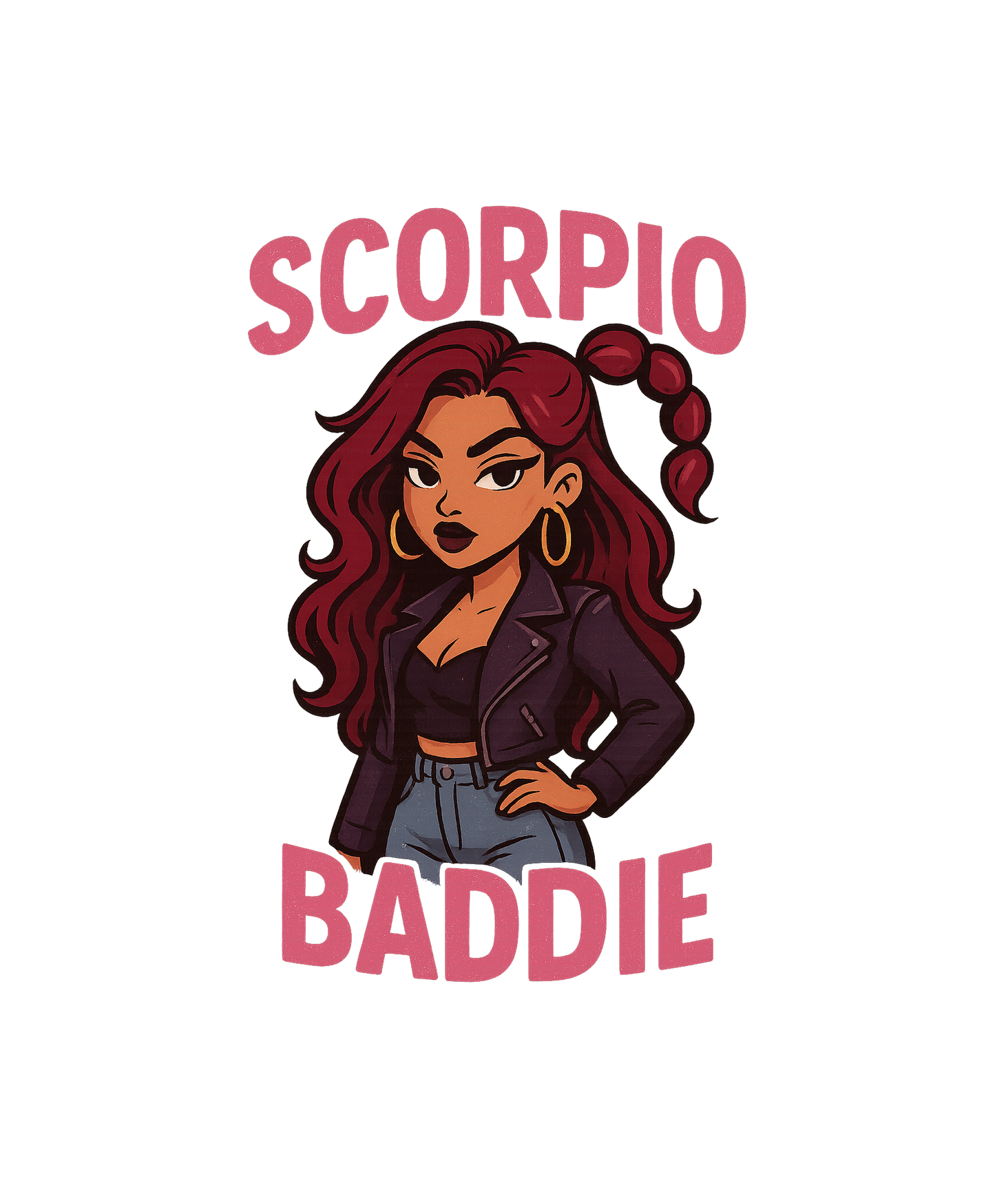 Scorpio Baddie Premium Hoodie | Zodiac Vibe Co.