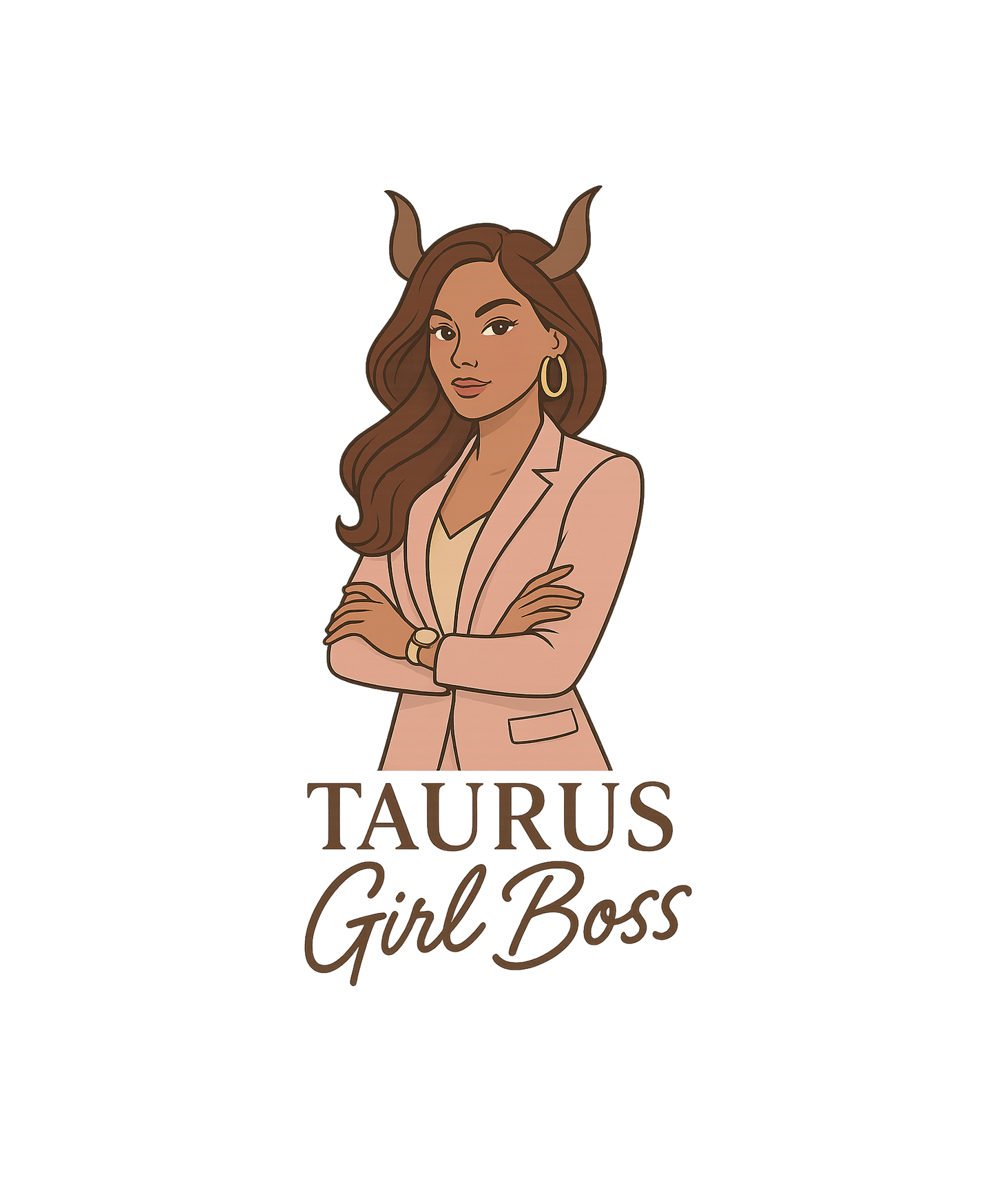 Taurus Girl Boss Premium Hoodie | Zodiac Vibe Co.