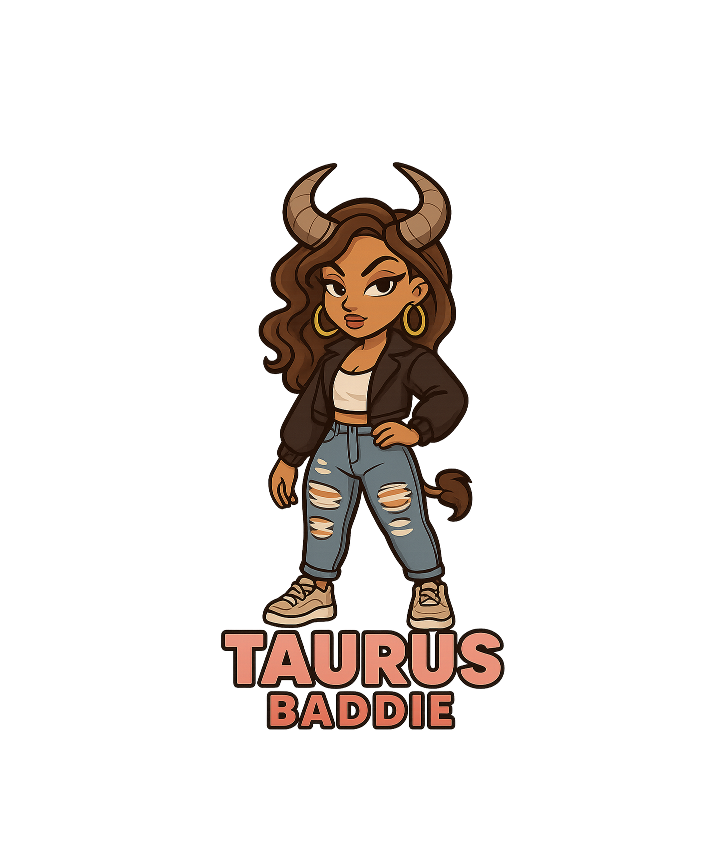 Taurus Baddie Premium Hoodie | Zodiac Vibe Co.