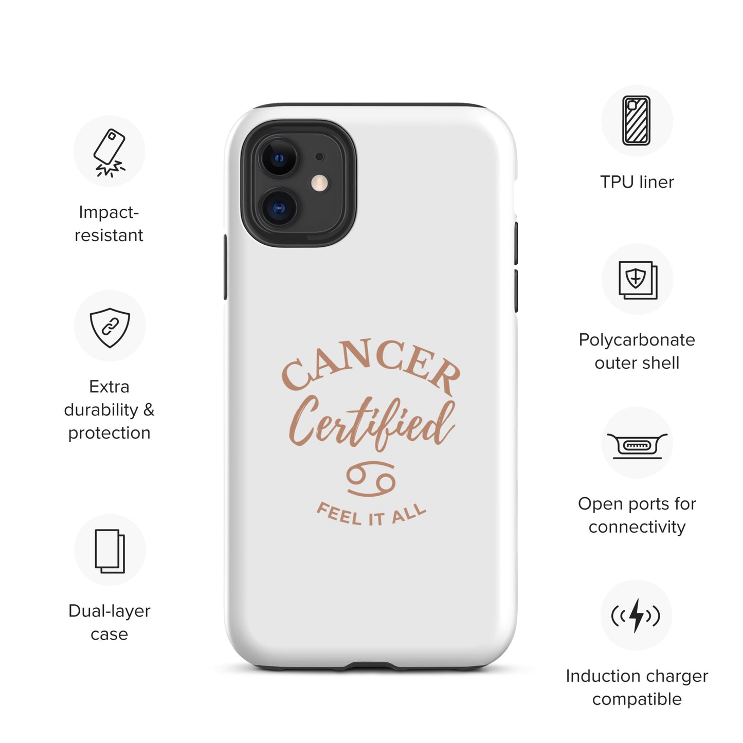 Cancer Certified – Feel It All | Tough Case for iPhone®
