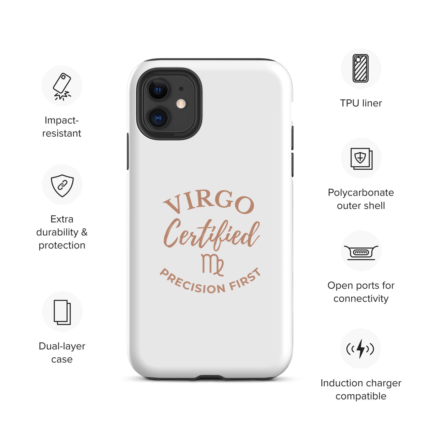 Virgo Certified – Precision First | Tough Case for iPhone®