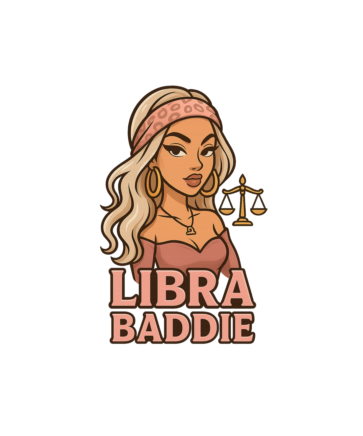 Libra Baddie Premium Hoodie | Zodiac Vibe Co.